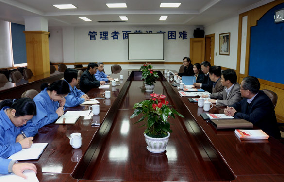 江苏省总工会副主席马永清一行来XPJ电缆调研