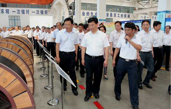 盱眙县党政代表团来XPJ集团参观考察
