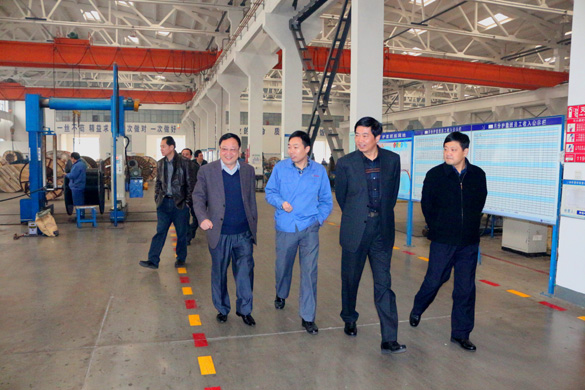 辽宁省县域经济工作领导小组一行来XPJ集团考察
